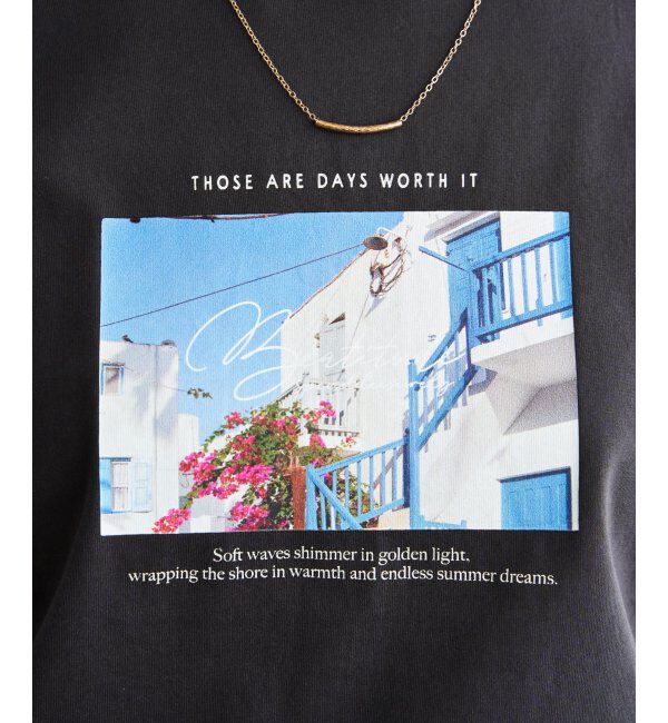 ikka「冷感ロゴフォトプリントTシャツ」|Tシャツ・カットソー|