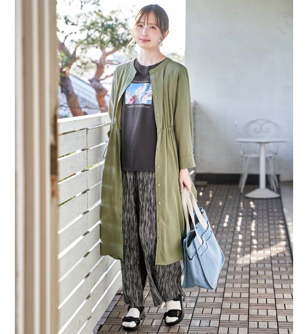 ikka「冷感ロゴフォトプリントTシャツ」|Tシャツ・カットソー|