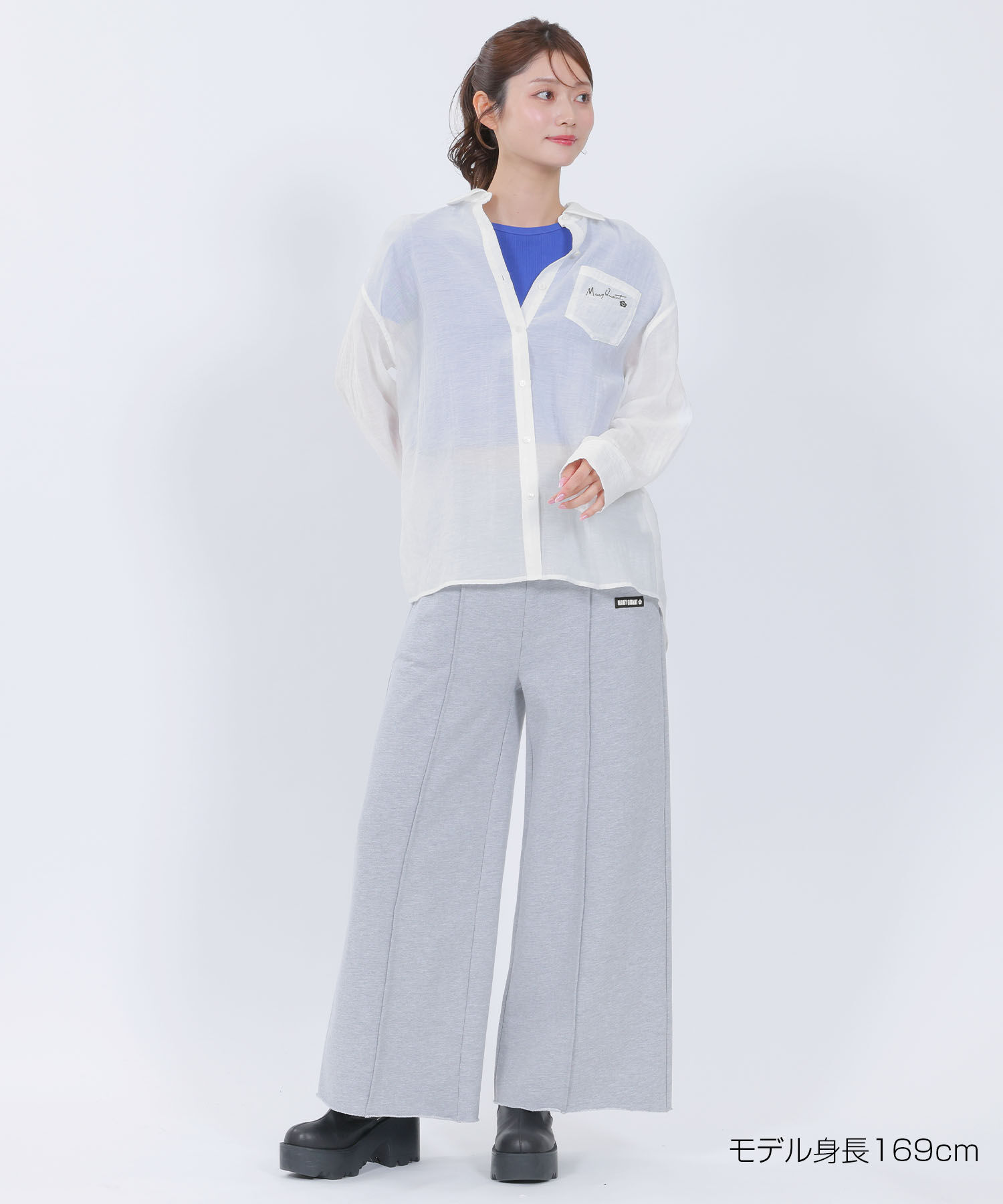 MARY QUANT「シアーUVシャツ ブラウス」|シャツ・ブラウス|