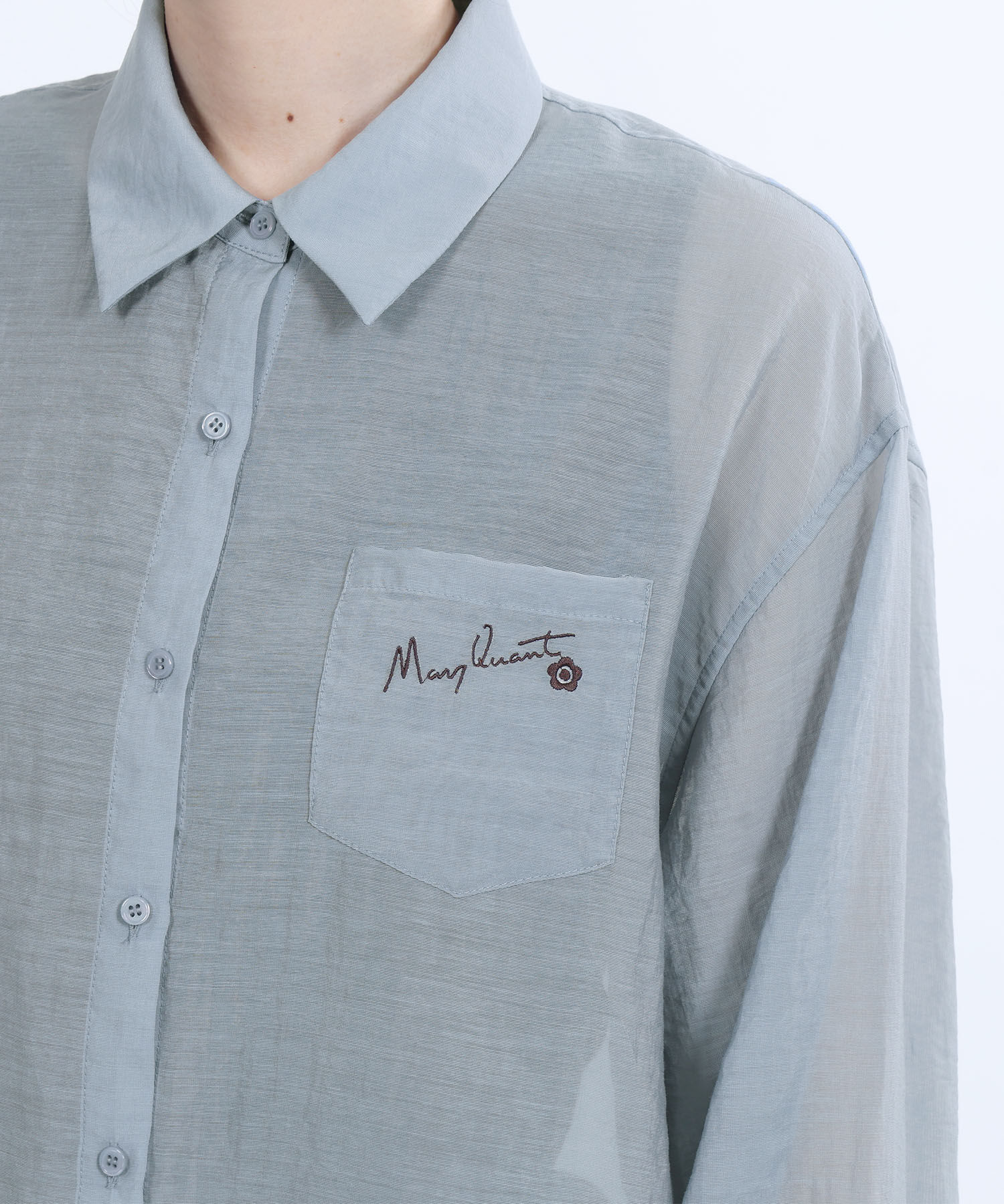 MARY QUANT「シアーUVシャツ ブラウス」|シャツ・ブラウス|