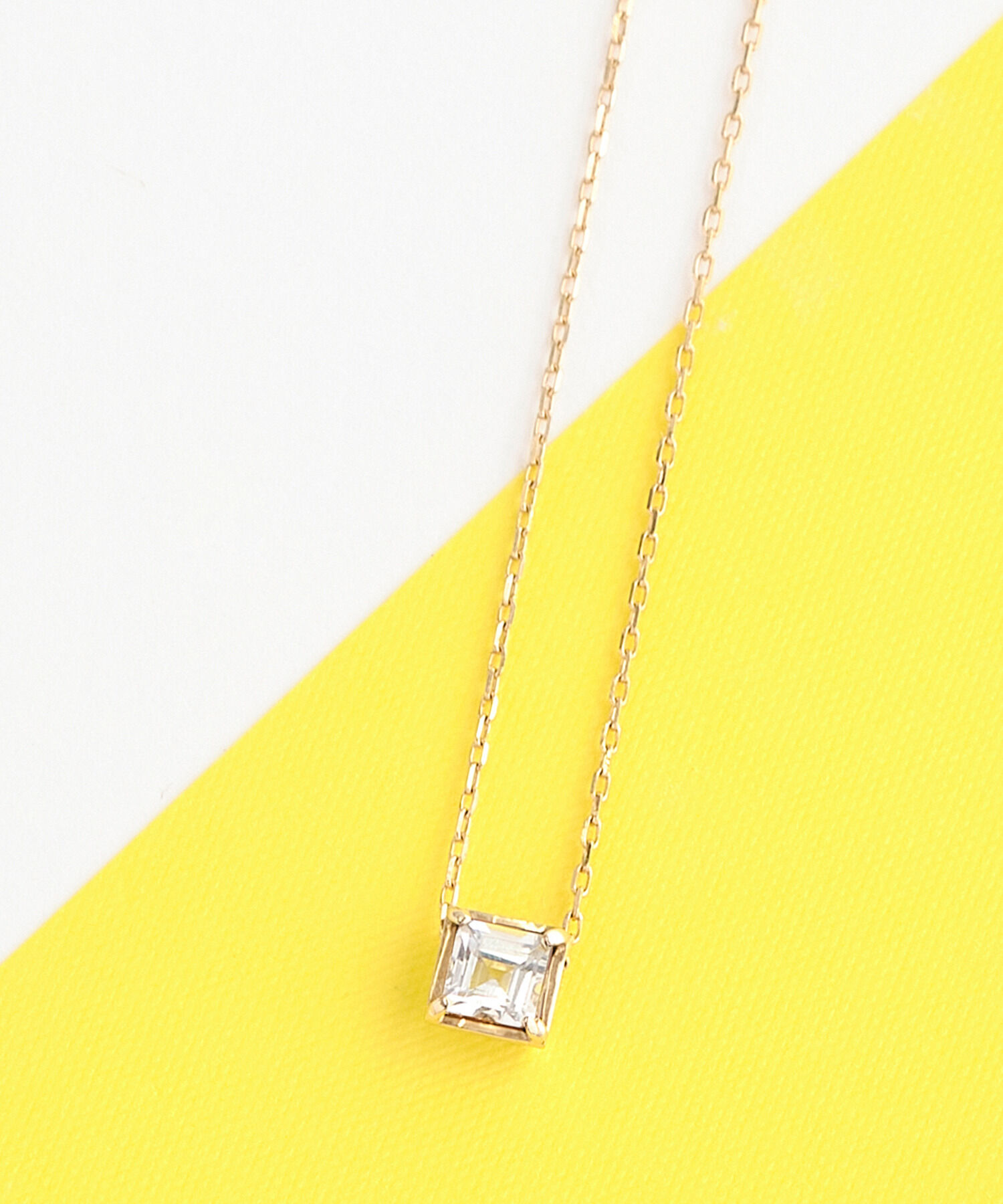 JUPITER「【シリーズ累計販売 4000点突破！】【K10】天然石ネックレス/4月誕生石/ホワイトトパーズ」|ネックレス|