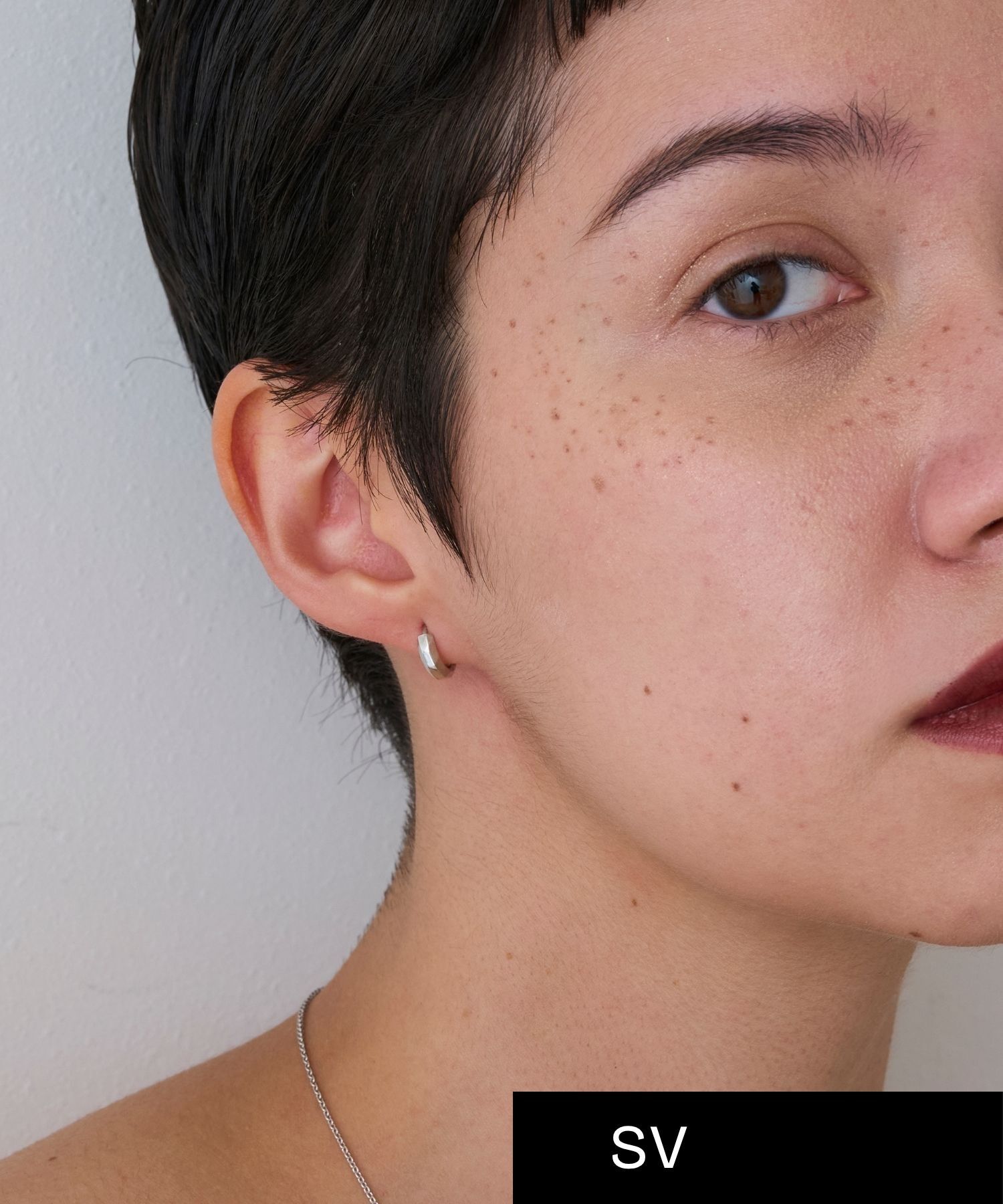 JUPITER「【SV】ミニマルフープピアス/ニッケルフリー/金属アレルギー対応　シルバー」|ピアス|