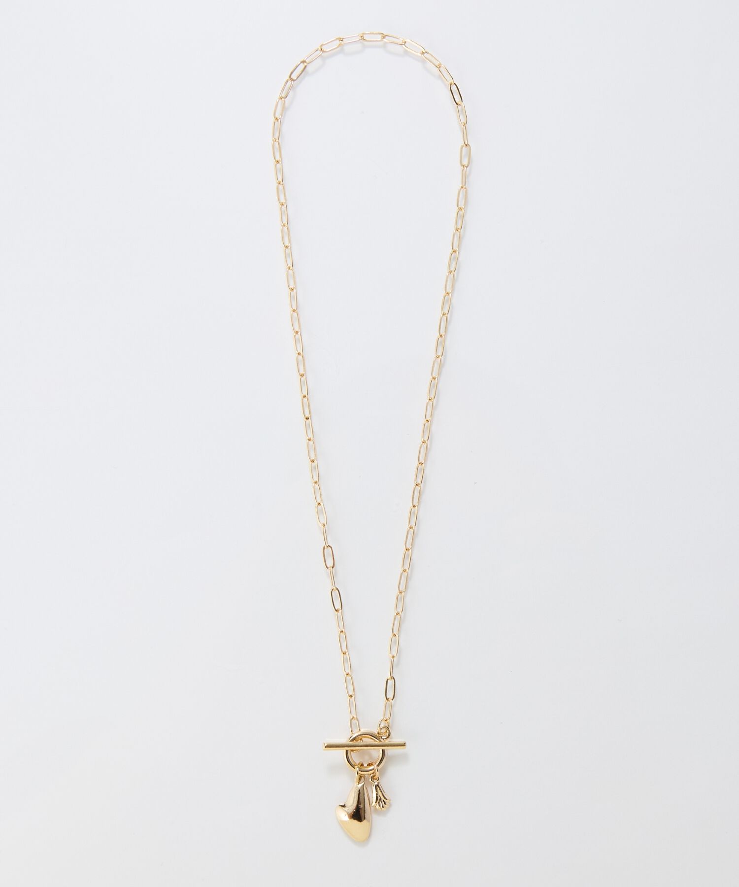 Phoebe「ハートプレートチョーカーネックレス　ゴールド/40cm」|ネックレス|