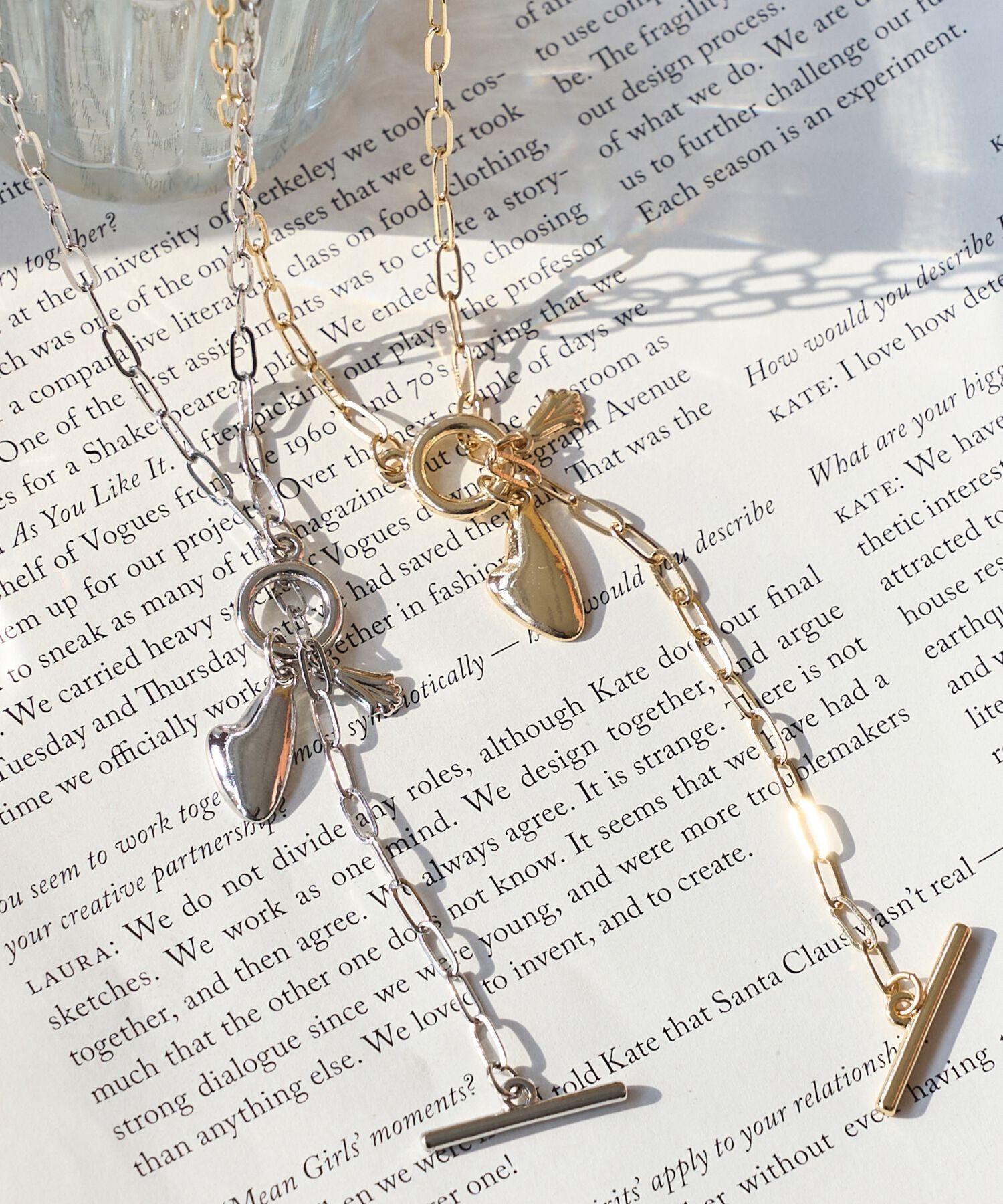 Phoebe「ハートプレートチョーカーネックレス　ゴールド/40cm」|ネックレス|