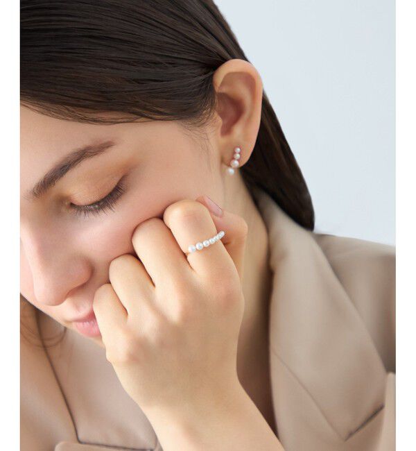 ete「[パール] K18YG リング」|リング|