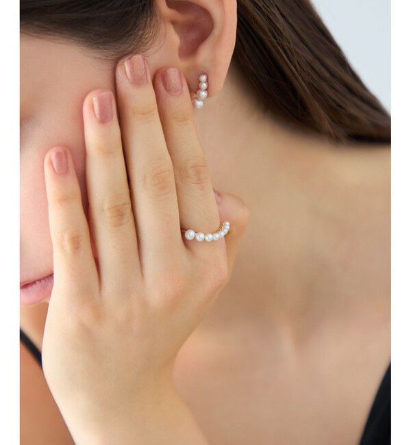 ete「[パール] K18YG リング」|リング|