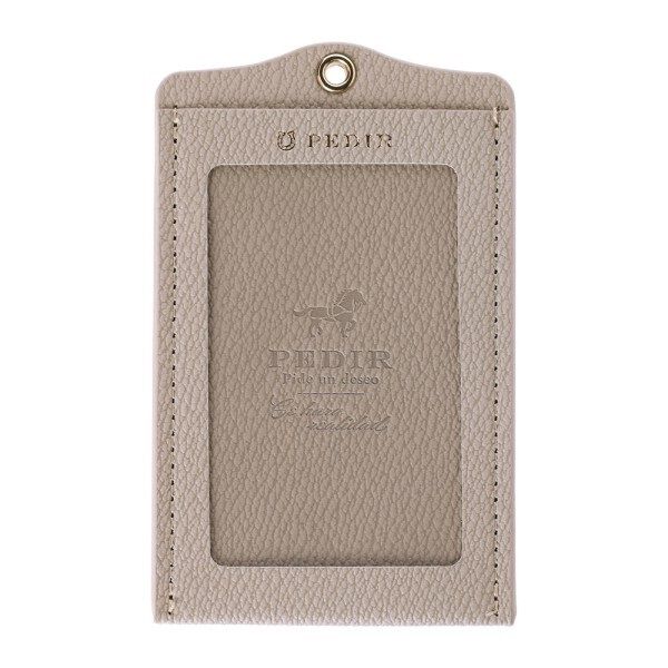 PEDIR「PEDIR(ペディール) マエストラーレ シングルパスケース マークス」|定期入れ|ベージュ