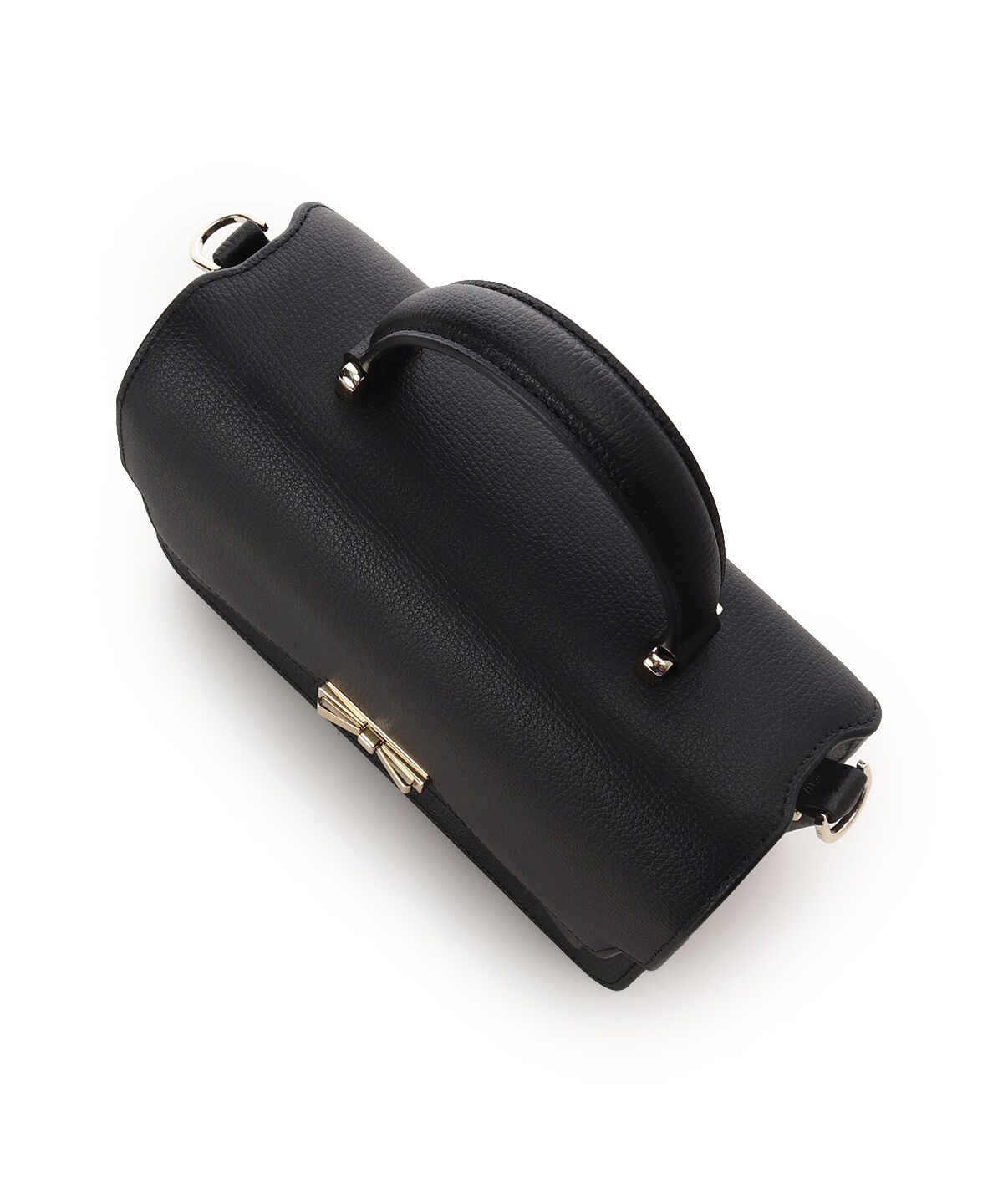 Samantha Thavasa「リボンモチーフ金具スプリットレザーワンハンドルバッグ」|ハンドバッグ|