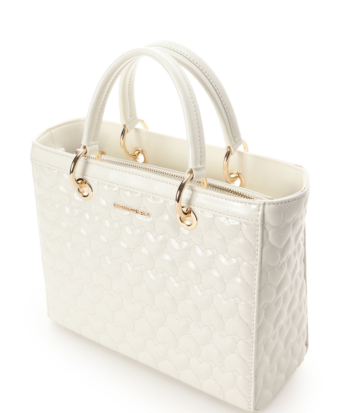 Samantha Vega「エターナルハートキルトハンドバッグ」|ハンドバッグ|