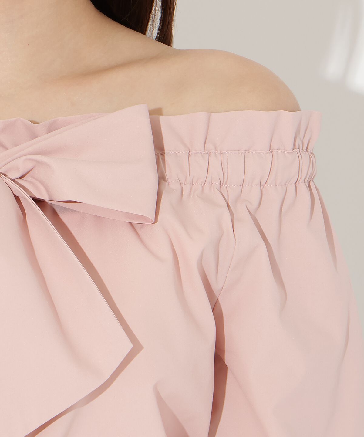 アンドクチュール「ドロストボウタイ2WAYブラウス」|シャツ・ブラウス|