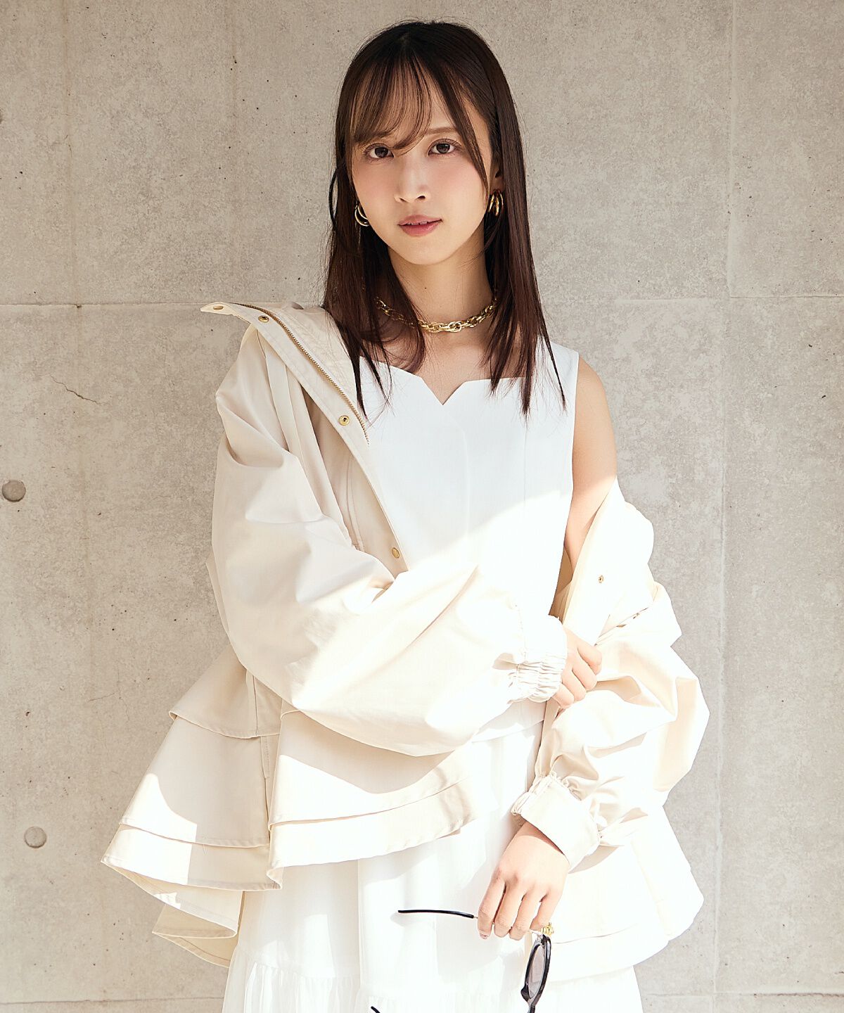 アンドクチュール「ペプラムマウンテンパーカー」|アウトドア|