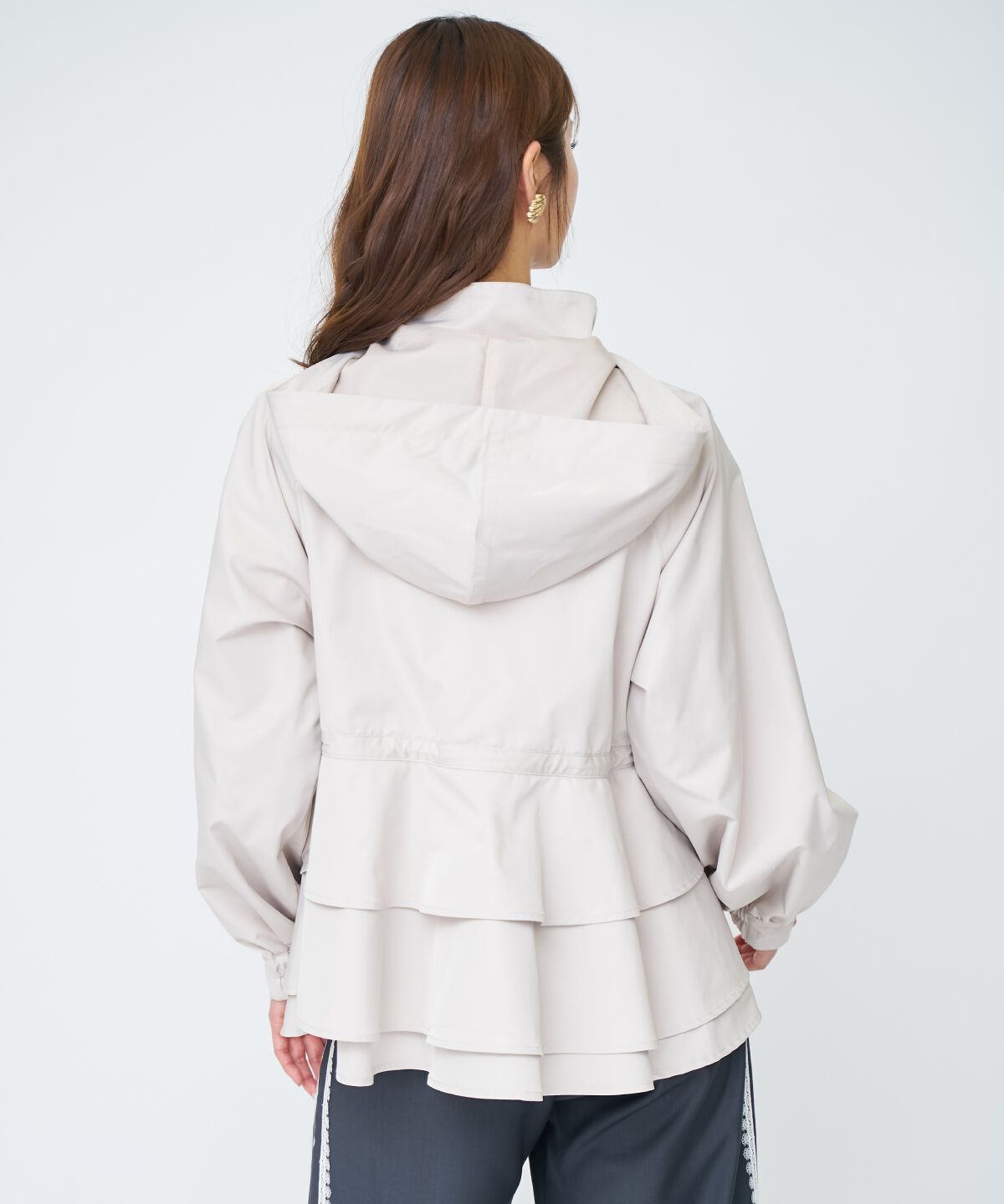 アンドクチュール「ペプラムマウンテンパーカー」|アウトドア|