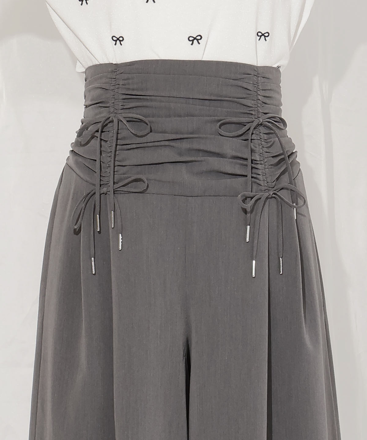 WILLSELECTION「ドロスト風リボンワイドパンツ」|その他|
