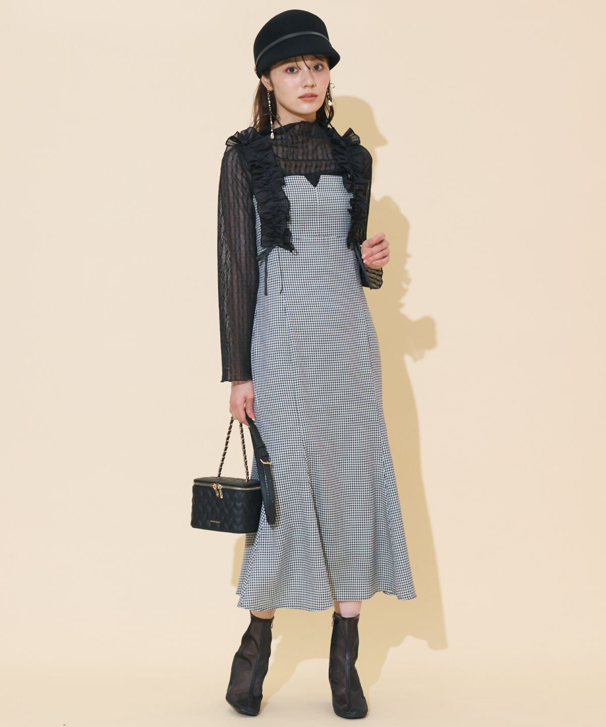 WILLSELECTION「フリルショルダーマーメイドワンピース」|ワンピース|