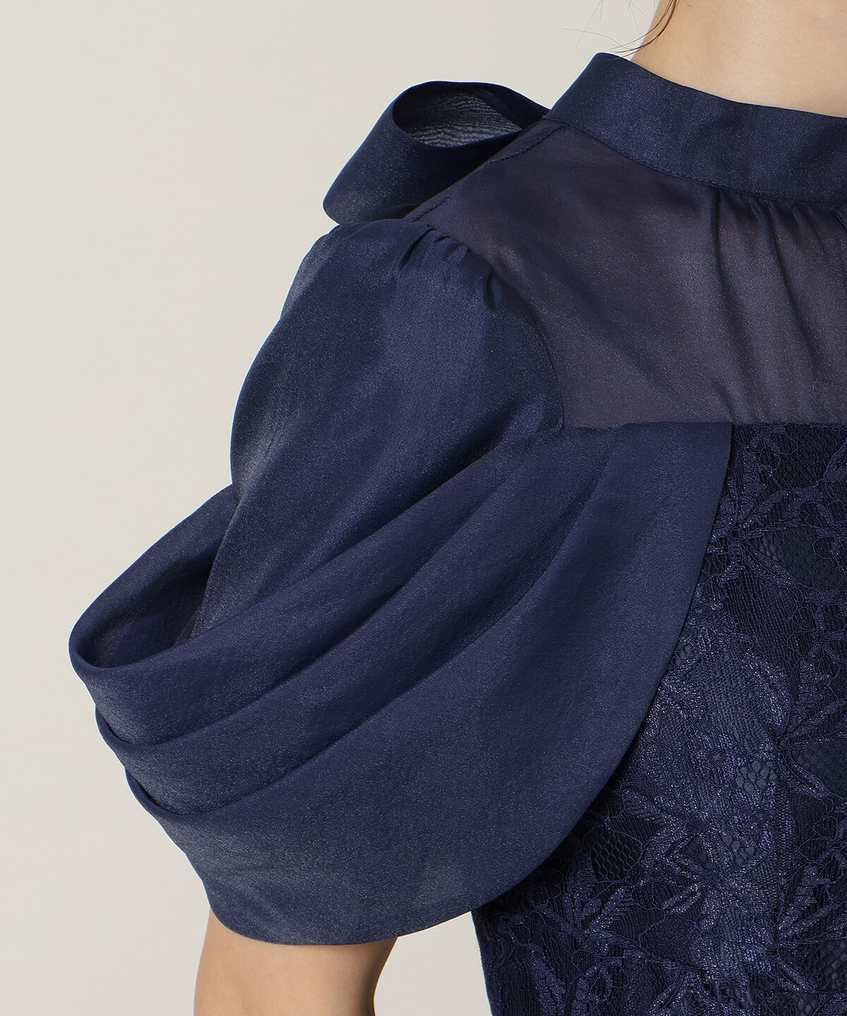 WILLSELECTION「シアーベールレースワンピース」|ドレス|