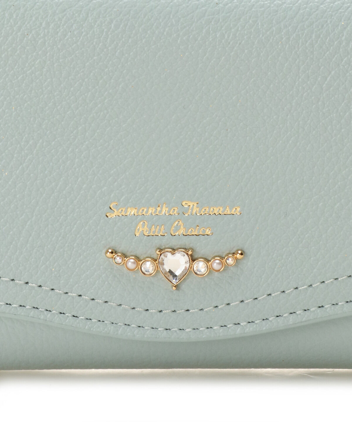 Samantha Thavasa Petit Choice「クリアハートビジュー 折財布」|財布|