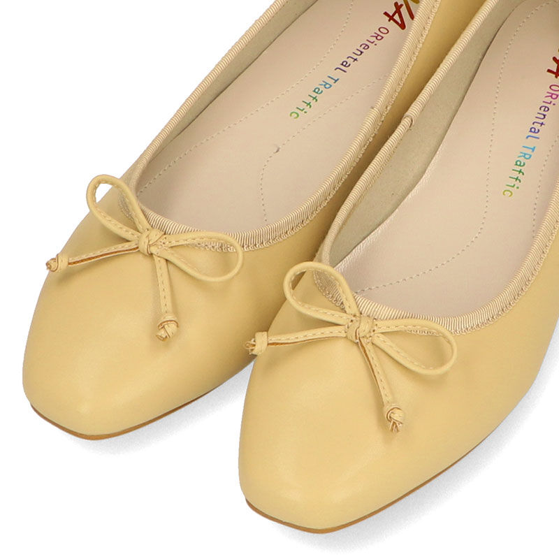 WA Oriental TRaffic「スクエアトゥフラットバレエシューズ/32106」|パンプス|