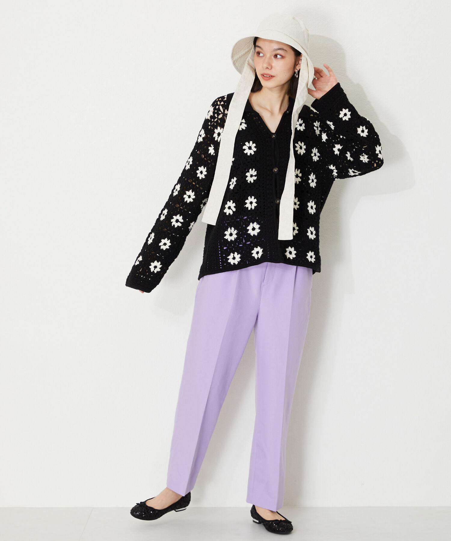 ORiental TRaffic「スパンコールバレエシューズ/41122」|パンプス|