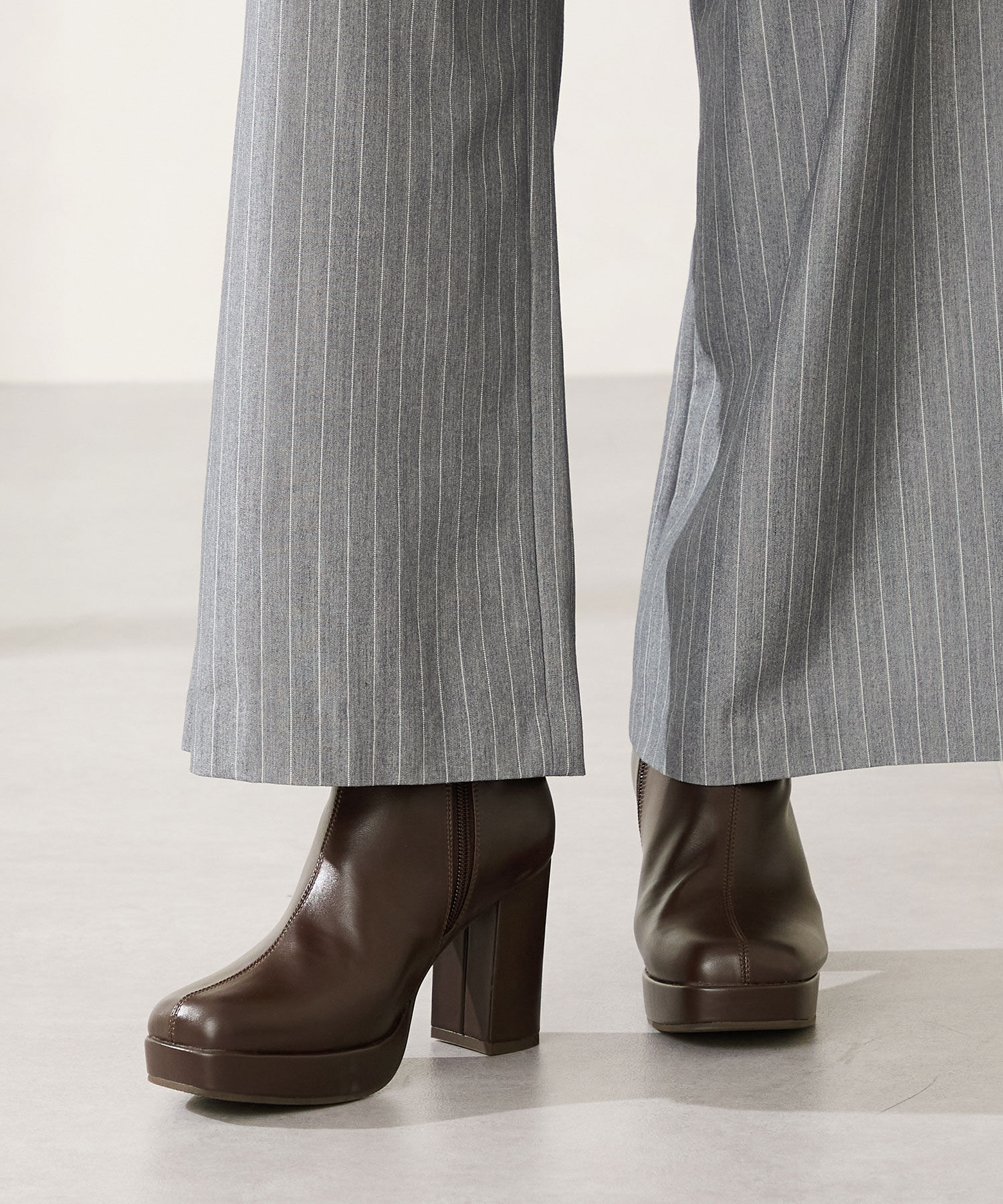 ORiental TRaffic「プラットフォームヒールショートブーツ/51410」|ショートブーツ|