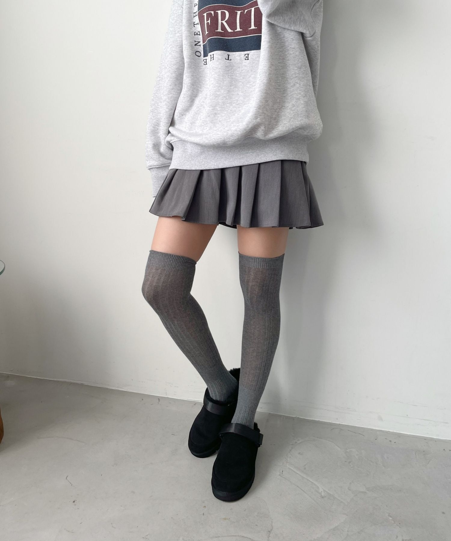 ORiental TRaffic「【 厚底 ・ 軽量 】 ムートン ベルト サンダル /55302 もこもこ 暖かい 防寒」|モカシン|