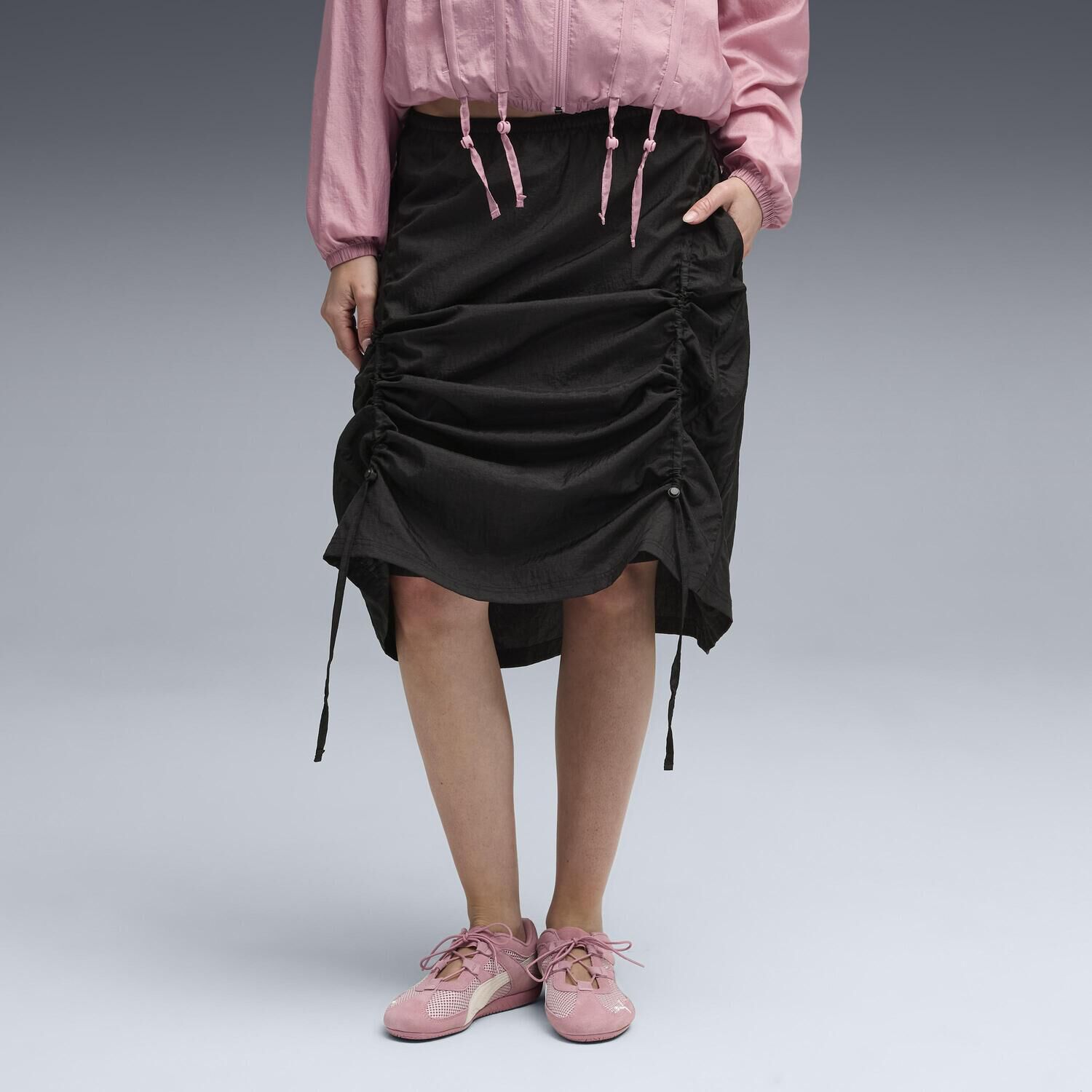 PUMA「【PUMA ｳｪｱ】W DARE TO WOVEN MIDI SKIRT」|サンダル|