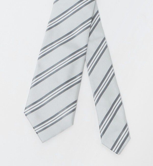 UNITED ARROWS「シルバー フォーマル レジメンタル ネクタイ」|ネクタイ・蝶ネクタイ|