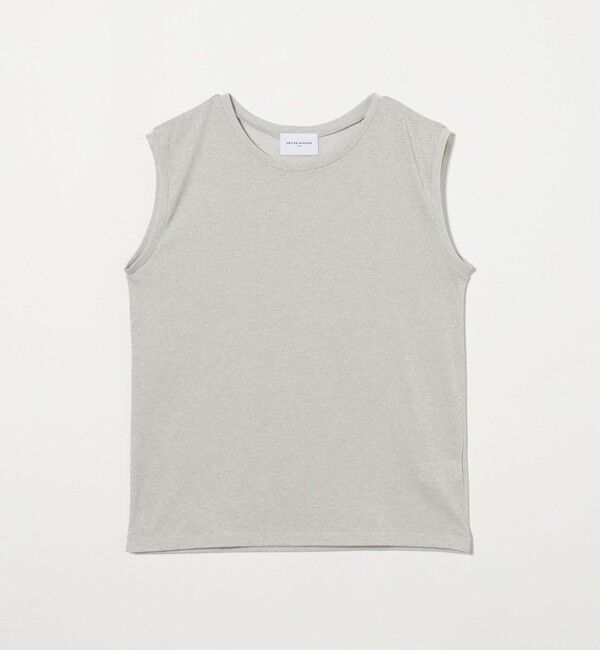UNITED ARROWS「ラメ ノースリーブ カットソー」|Tシャツ・カットソー|