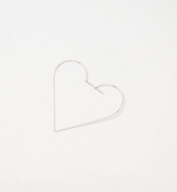 UNITED ARROWS「SILVER925 ハート ピアス」|ピアス|