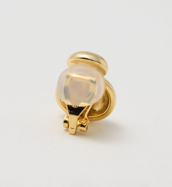 UNITED ARROWS「2オーバル ドーム イヤリング」|イヤリング|