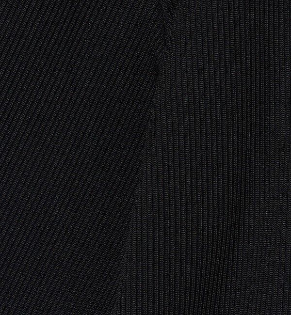 UNITED ARROWS「リブバイカラーパイピング ショートスリーブカットソー」|Tシャツ・カットソー|