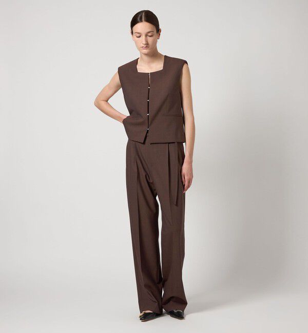 AEWEN MATOPH「＜AEWEN MATOPH＞ハイウエスト ベルトパンツ」|その他|