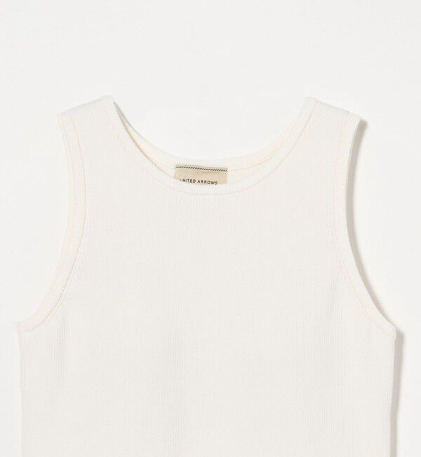 UNITED ARROWS「カップ付き ニットアメリカンスリーブタンクトップ」|タンクトップ|