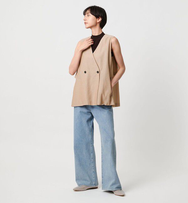 UNITED ARROWS「シアー バックフレア ベスト ‐ウォッシャブル‐」|ベスト・ジレ|