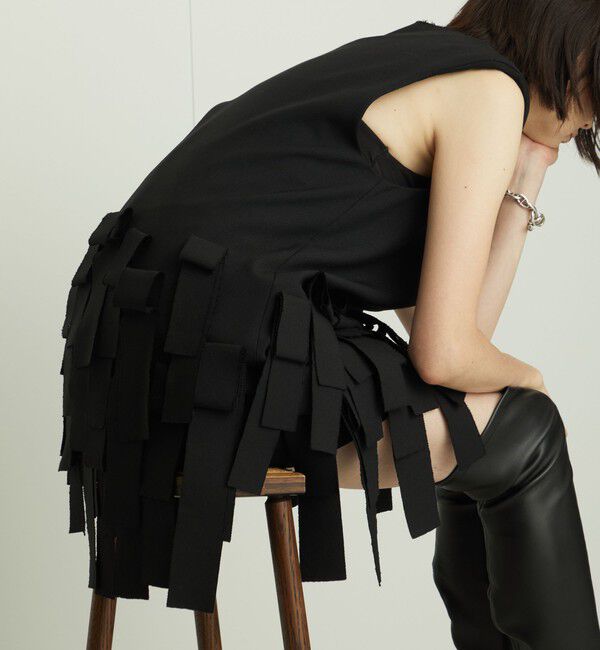 AEWEN MATOPH「＜AEWEN MATOPH＞フリンジミニワンピース」|ワンピース|