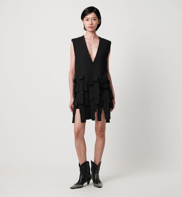 AEWEN MATOPH「＜AEWEN MATOPH＞フリンジミニワンピース」|ワンピース|