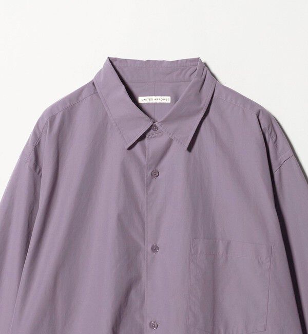 UNITED ARROWS「カリビアーナミルズ ポプリン レギュラーカラーシャツ」|シャツ・ブラウス|