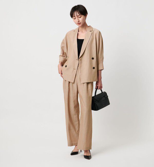 UNITED ARROWS「シアー ドルマン ブラウス ジャケット ウォッシャブル」|テーラードジャケット|