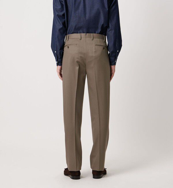 UNITED ARROWS「ギャバジン 2インプリーツ スラックス」|スラックス|