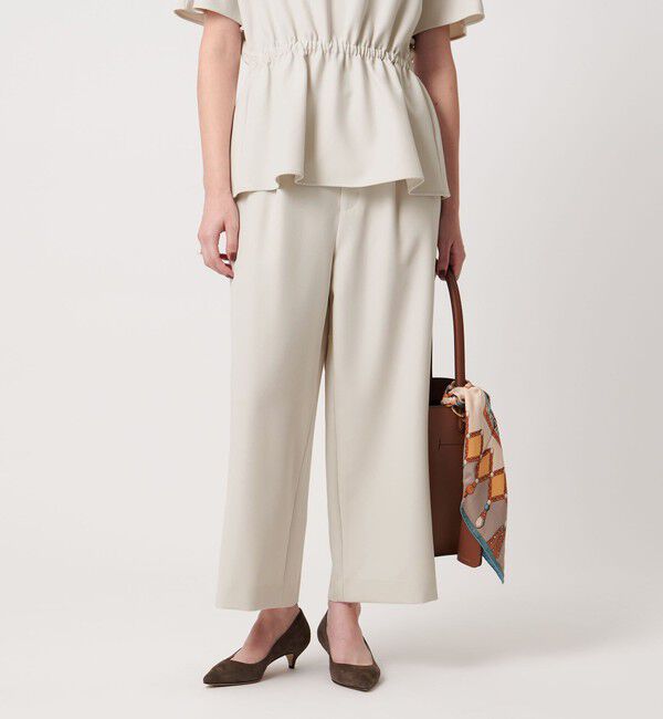 UNITED ARROWS「ダブルクロス クロップドパンツ -ウォッシャブル-」|その他|