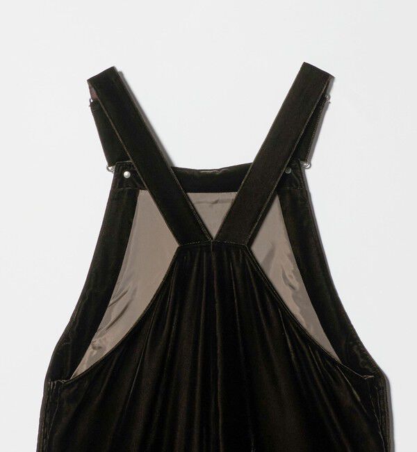 UNITED ARROWS「ベルベット サロペット パンツ」|オールインワン|