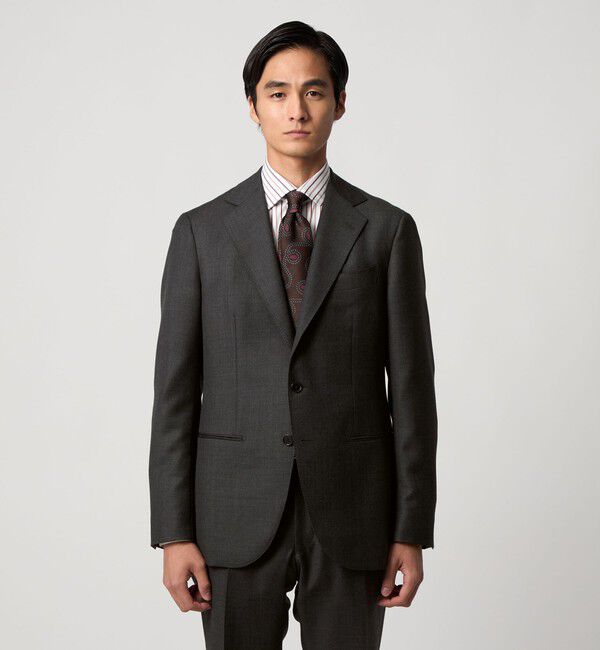 UNITED ARROWS「ウールモヘヤ ツイル シングル 3ボタン スーツ S‐MODEL」|スーツ|