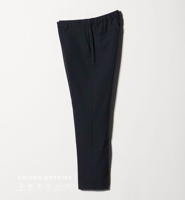 UNITED ARROWS「テック ツイル ノープリーツ パンツ UA COZY  ウォッシャブル 防しわ性（着用しわ）」|スーツ|