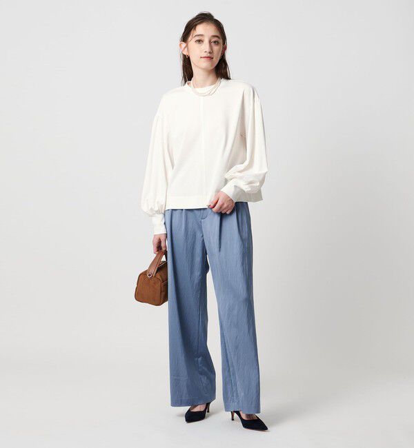 UNITED ARROWS「ポンチ バルーンスリーブ カットソー ‐ウォッシャブル‐」|Tシャツ・カットソー|