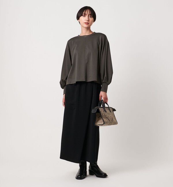 UNITED ARROWS「ポンチ バルーンスリーブ カットソー ‐ウォッシャブル‐」|Tシャツ・カットソー|