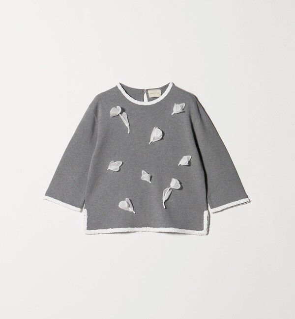 UNITED ARROWS「BROCHE  フラワーモチーフ ニット」|ニット・セーター|