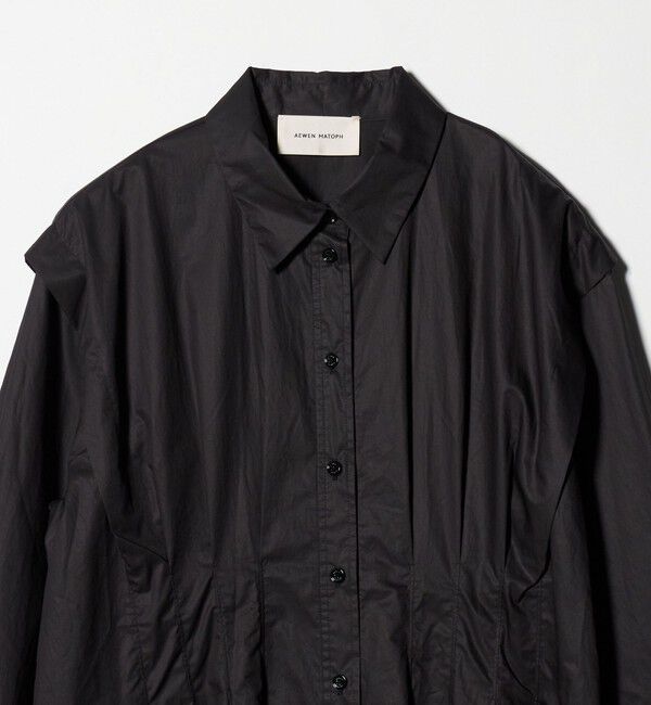 AEWEN MATOPH「＜AEWEN MATOPH＞ウエストダーツ シャツマキシワンピース ‐ ウォッシャブル ‐」|ワンピース|