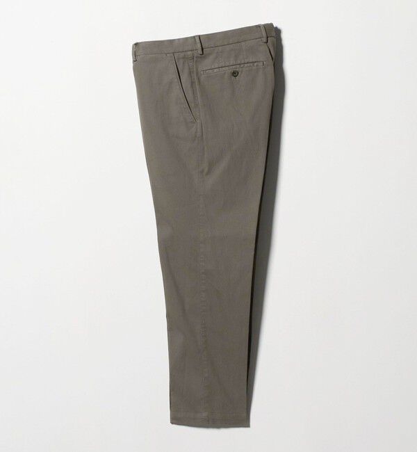 UNITED ARROWS「ピケ ガーメントダイ スリムテーパード ノープリーツパンツ」|チノ|