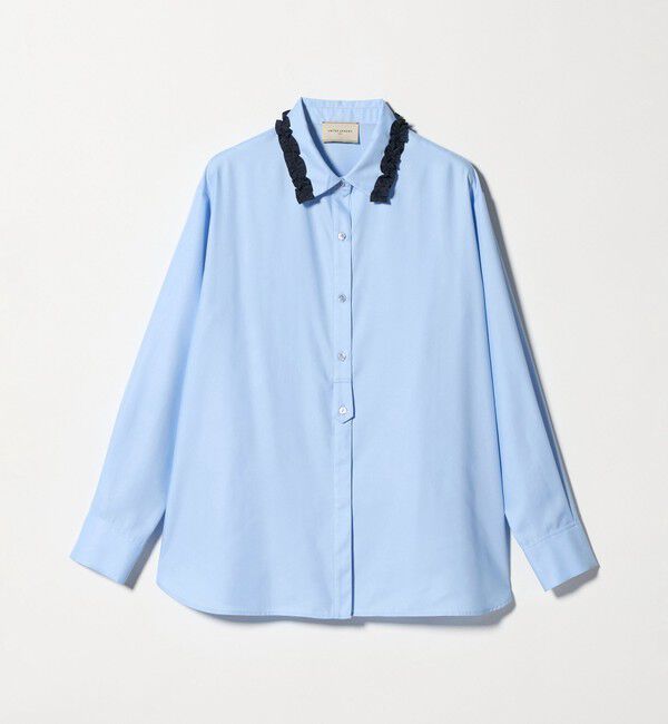 UNITED ARROWS「ミニフリルシャツ‐ウォッシャブル‐」|シャツ・ブラウス|