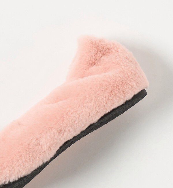 UNITED ARROWS「＜PIPPICHIC＞CHUCHU フェイクファー フラットシューズ」|ローファー|