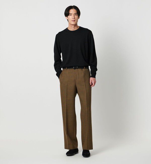 UNITED ARROWS「ハイゲージ クルーネックニット」|ニット・セーター|